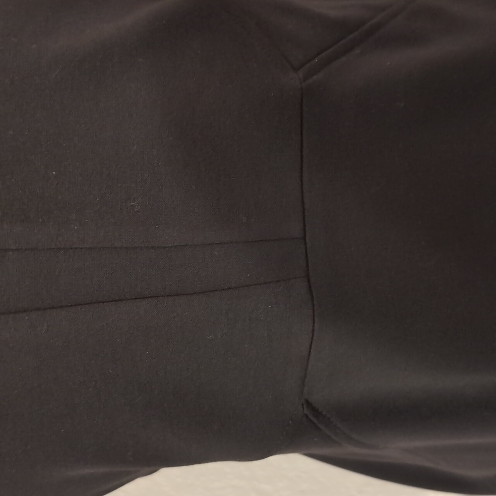 Black Sleeveless Pencil/Sheath Style Black Dress - Picture 3 of 4